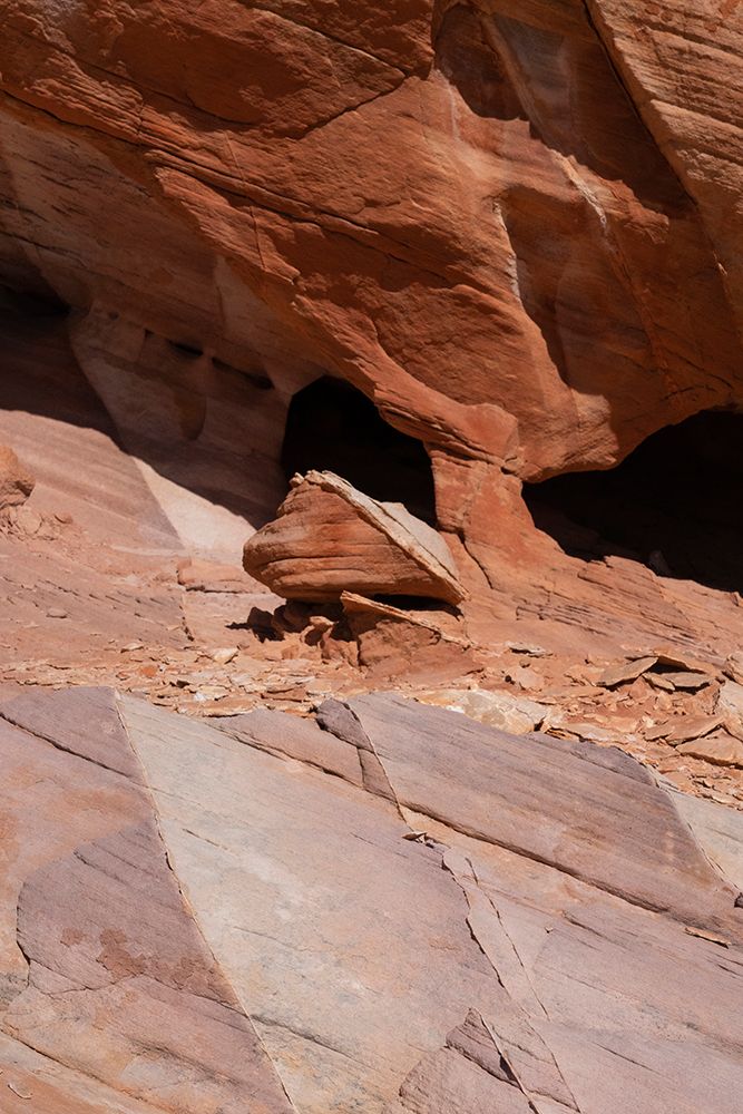 USA-Nevada Abstract lines in the sandstone-Valley of Fire State Park art print by Judith Zimmerman for $57.95 CAD