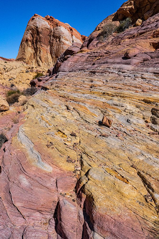 USA-Nevada Abstract lines in the sandstone-Valley of Fire State Park art print by Judith Zimmerman for $57.95 CAD