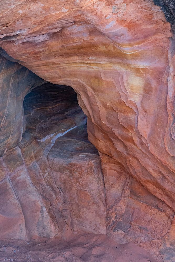 USA-Nevada Abstract lines in the sandstone-Valley of Fire State Park art print by Judith Zimmerman for $57.95 CAD