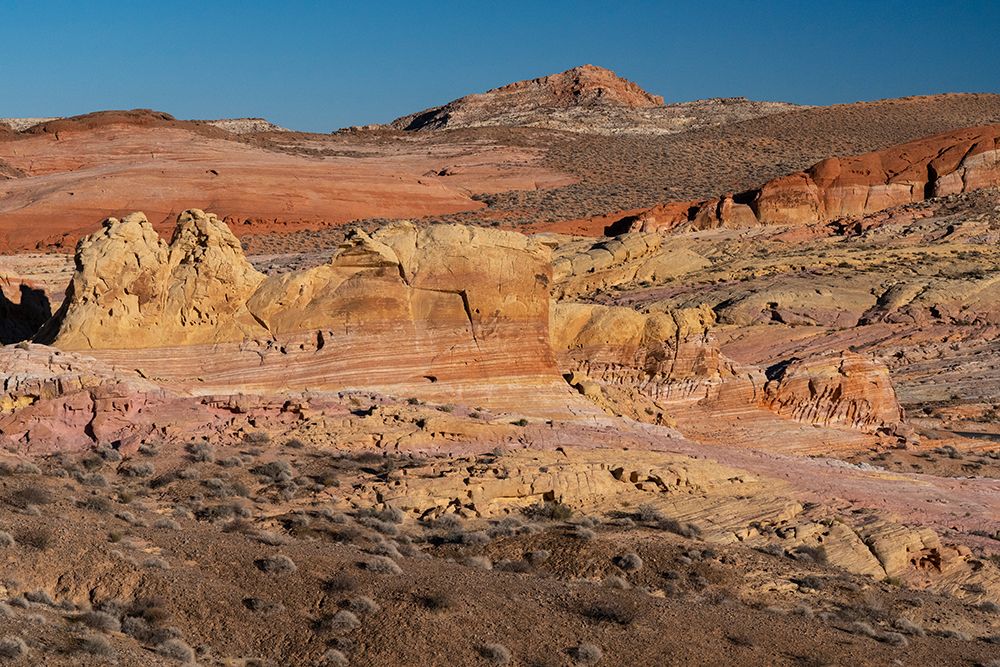 USA-Nevada Abstract lines in the sandstone-Valley of Fire State Park art print by Judith Zimmerman for $57.95 CAD