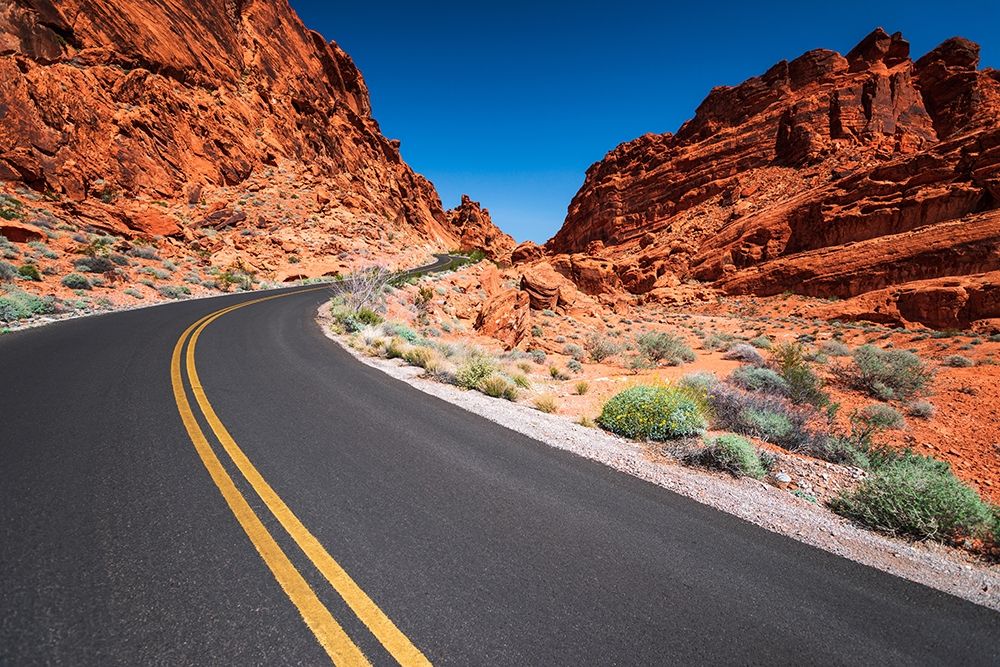 Park scenic byway-Valley of Fire State Park-Nevada-USA art print by Russ Bishop for $57.95 CAD