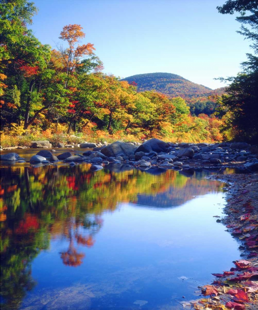 New Hampshire, A waterfall in the White Mountains art print by Christopher Talbot Frank for $57.95 CAD