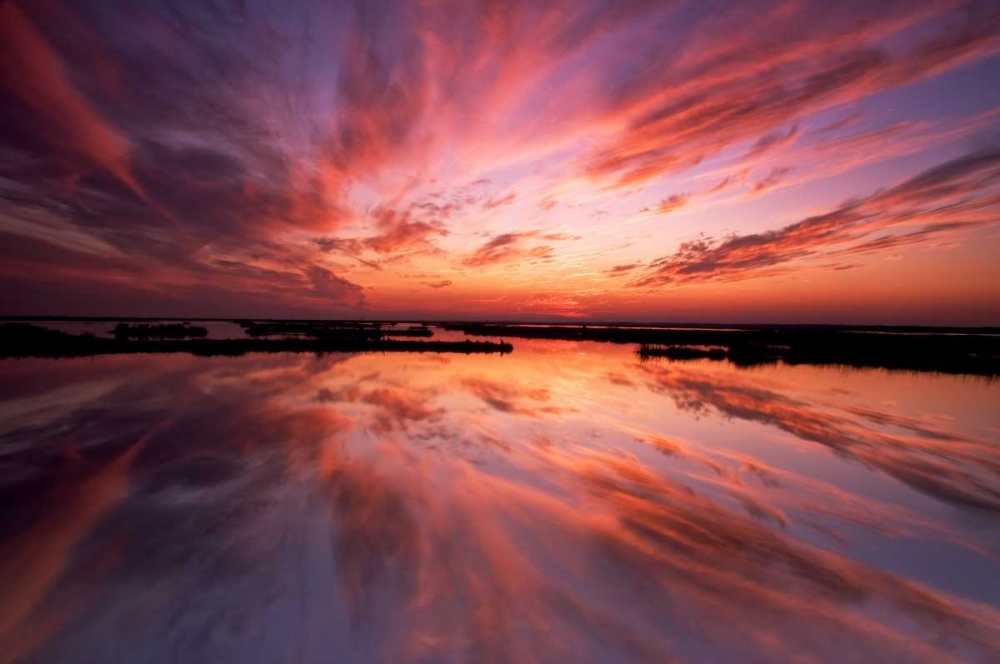 New Jersey, Cape May Sunset reflection on water art print by Jay OBrien for $57.95 CAD