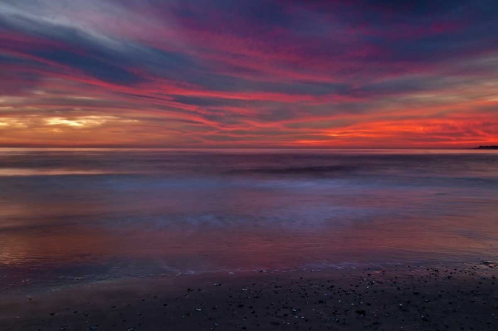 New Jersey, Cape May Sunrise on ocean shore art print by Jay OBrien for $57.95 CAD
