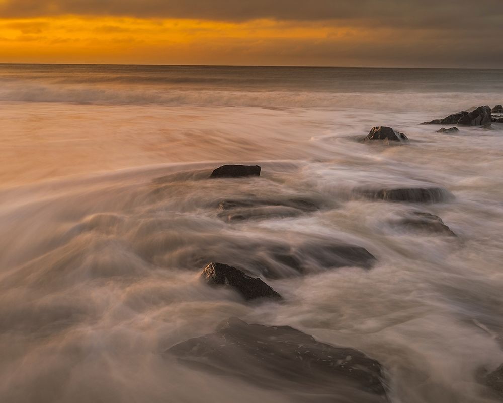USA-New Jersey-Cape May National Seashore Sunrise on rocky shoreline art print by Jaynes Gallery for $57.95 CAD