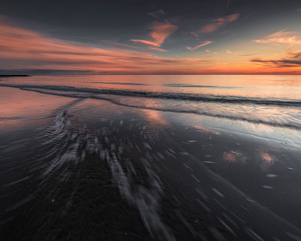 USA-New Jersey-Cape May National Seashore Sunset on ocean shore art print by Jaynes Gallery for $57.95 CAD