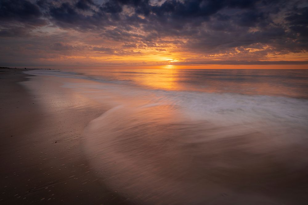 USA-New Jersey-Cape May National Seashore Sunrise on ocean shore art print by Jaynes Gallery for $57.95 CAD