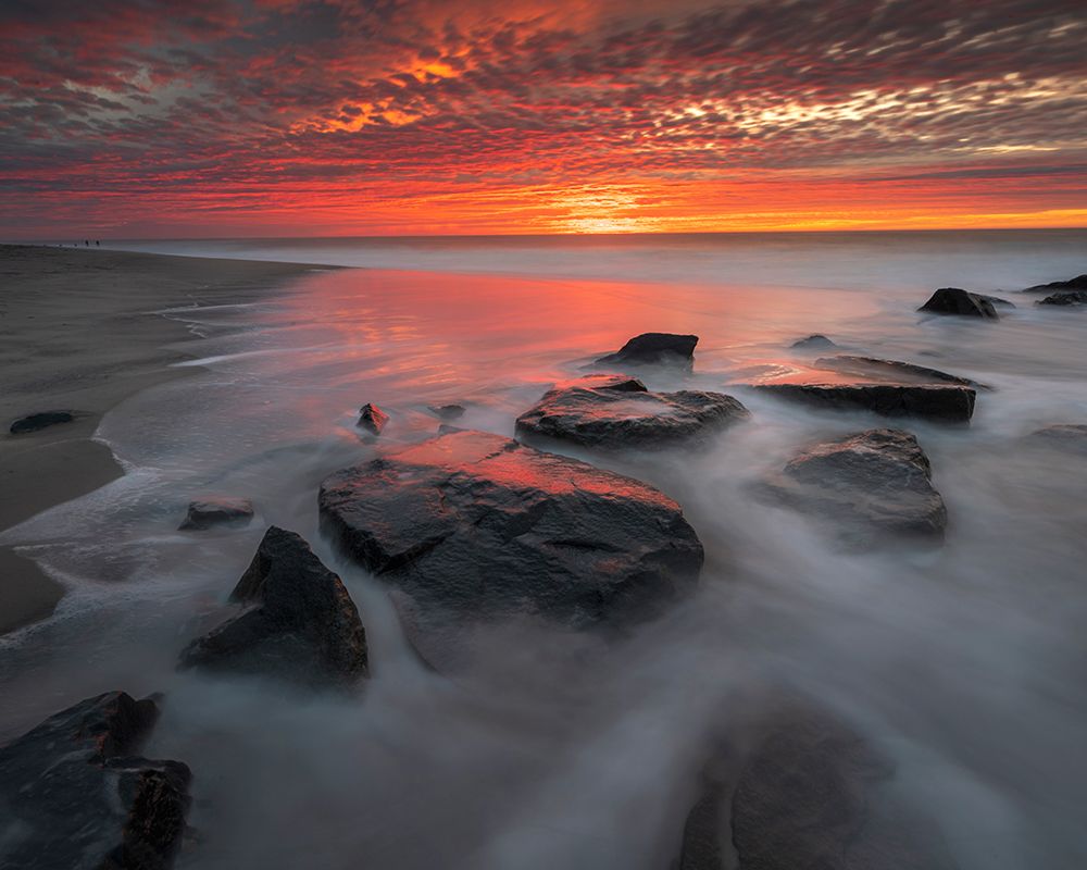 USA-New Jersey-Cape May National Seashore Sunrise on ocean shore art print by Jaynes Gallery for $57.95 CAD