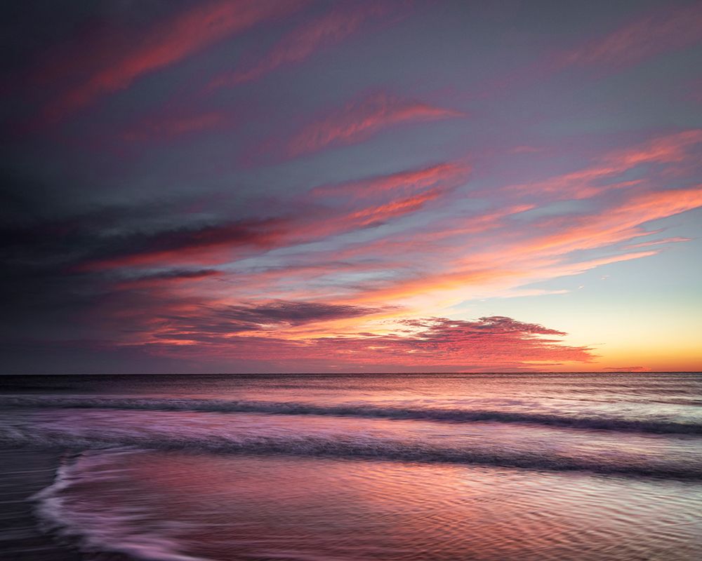 USA-New Jersey-Cape May National Seashore Sunset on ocean shore art print by Jaynes Gallery for $57.95 CAD