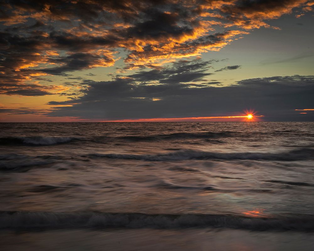 USA-New Jersey-Cape May National Seashore Sunset on ocean shore art print by Jaynes Gallery for $57.95 CAD