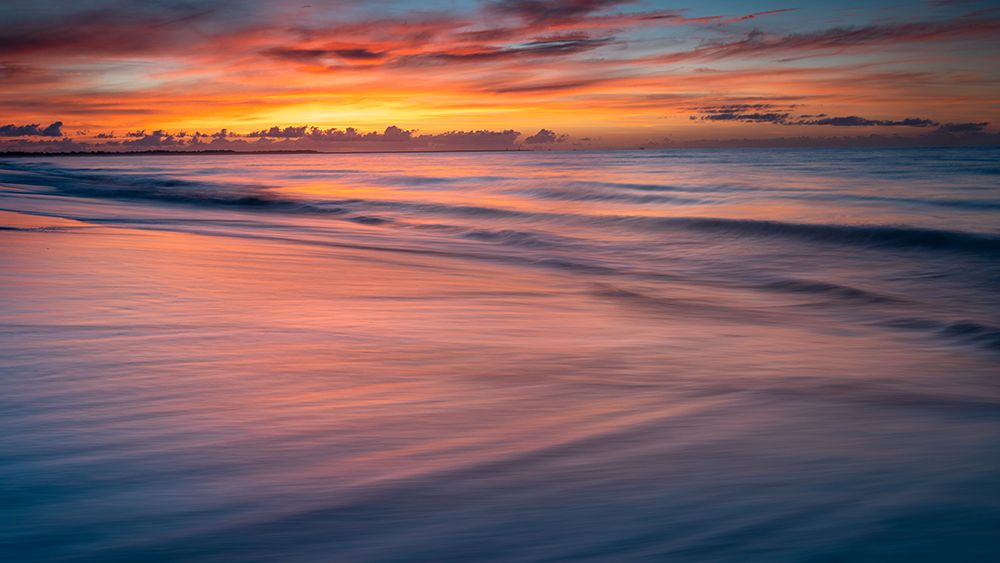 USA-New Jersey-Cape May National Seashore Sunrise on ocean shore art print by Jaynes Gallery for $57.95 CAD