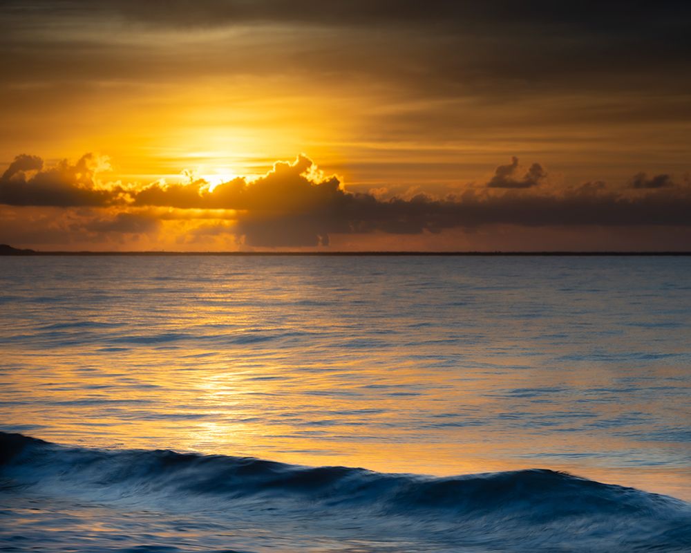 USA-New Jersey-Cape May National Seashore Sunrise on ocean shore art print by Jaynes Gallery for $57.95 CAD
