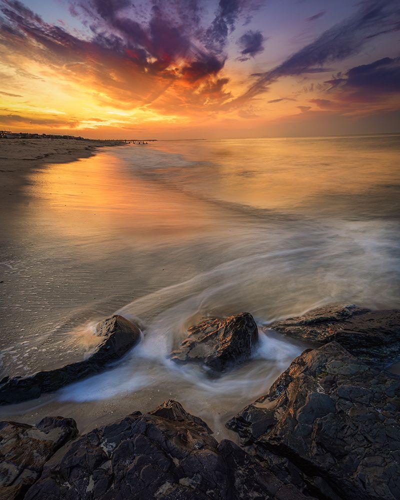 USA-New Jersey-Cape May National Seashore Sunrise on shoreline art print by Jaynes Gallery for $57.95 CAD