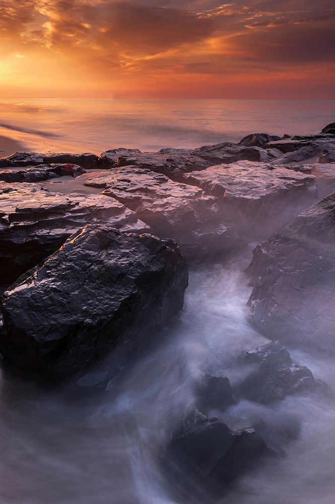 USA-New Jersey-Cape May National Seashore Sunrise on shoreline art print by Jaynes Gallery for $57.95 CAD