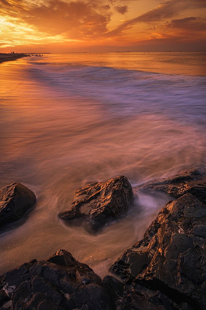 USA-New Jersey-Cape May National Seashore Sunrise on shoreline art print by Jaynes Gallery for $57.95 CAD