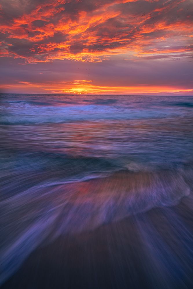 USA, New Jersey, Cape May National Seashore. Ocean and beach at sunrise. art print by Jaynes Gallery for $57.95 CAD