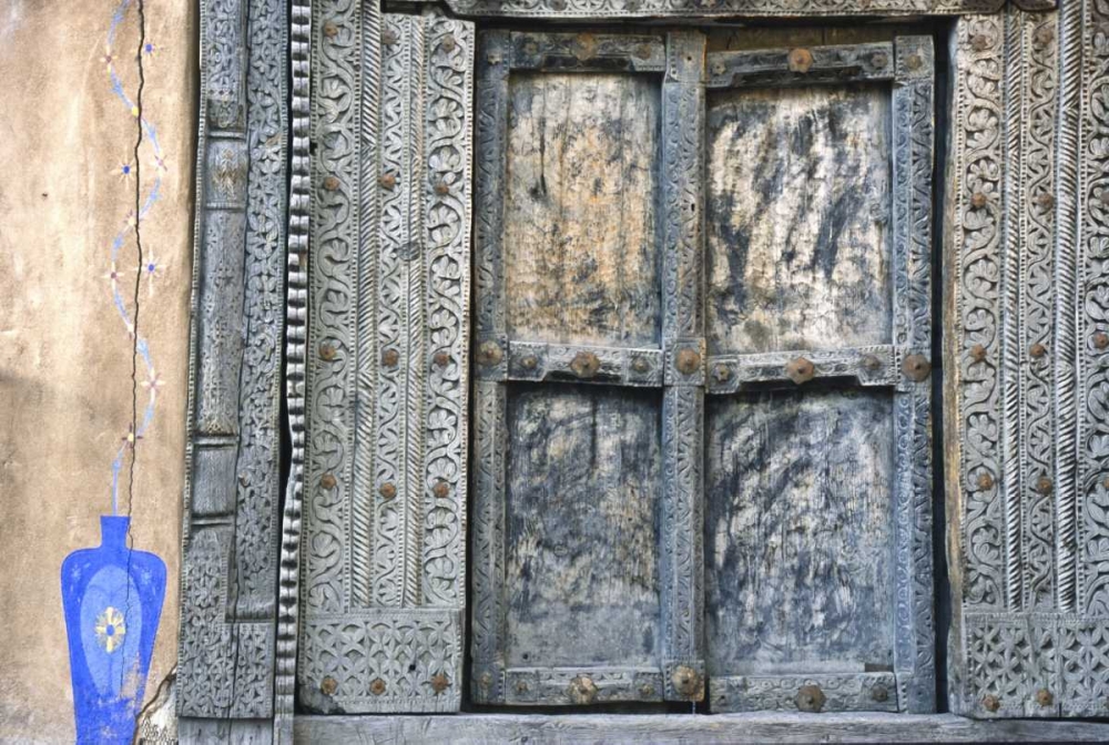 New Mexico, Santa Fe Old doorway art print by Jay OBrien for $57.95 CAD