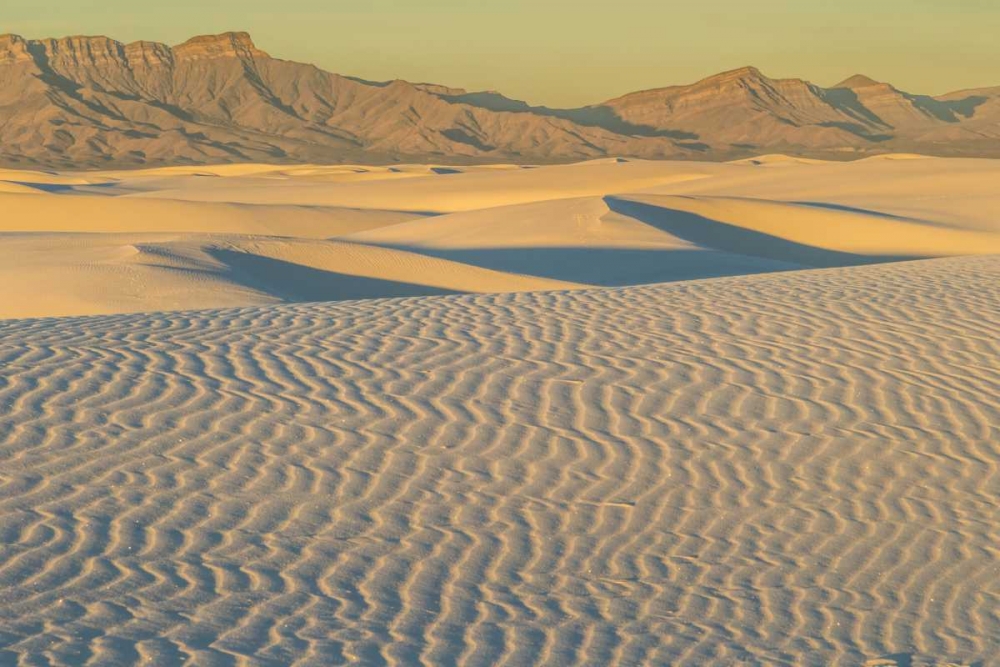 New Mexico, White Sands NM Sunset on desert art print by Cathy and Gordon Illg for $57.95 CAD