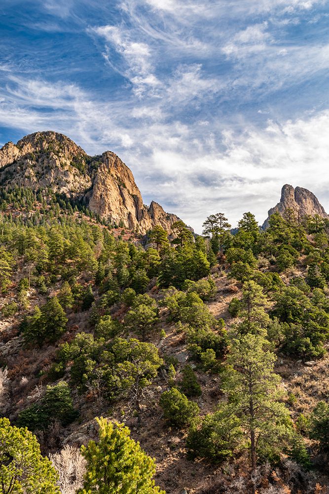 USA-New Mexico-Sandia Mountains-Mountain and forest landscape art print by Jaynes Gallery for $57.95 CAD