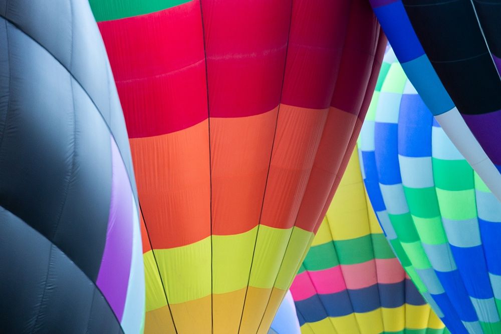 Mass Ascension Albuquerque International Balloon Fiesta-Albuquerque-New Mexico art print by Maresa Pryor for $57.95 CAD