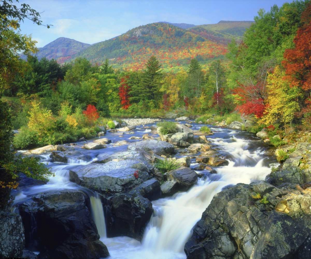 New York A waterfall in the Adirondack Mountains art print by Christopher Talbot Frank for $57.95 CAD