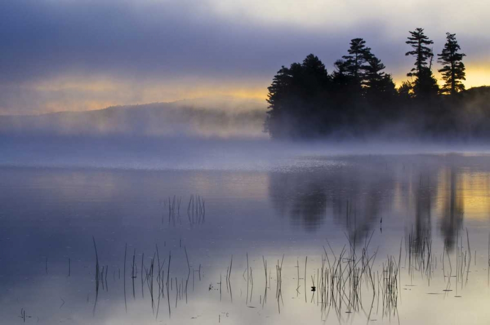 New York, Adirondack Mts, Autumn on Raquette Lake art print by Nancy Rotenberg for $57.95 CAD