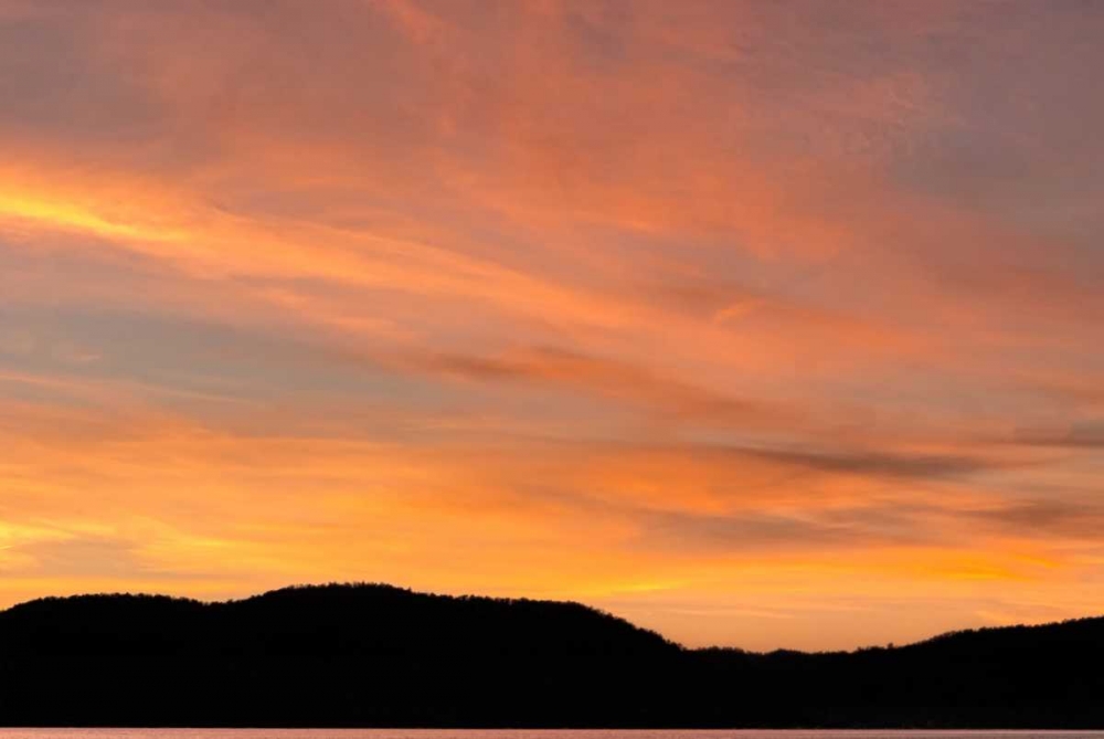NY, Adirondack Mountains Sunset over mountains art print by Jay OBrien for $57.95 CAD