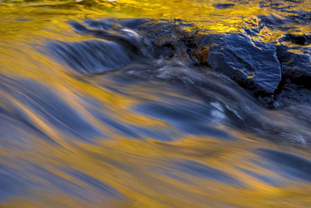 NY, Adirondacks Flowing water on Raquette Lake art print by Jay OBrien for $57.95 CAD