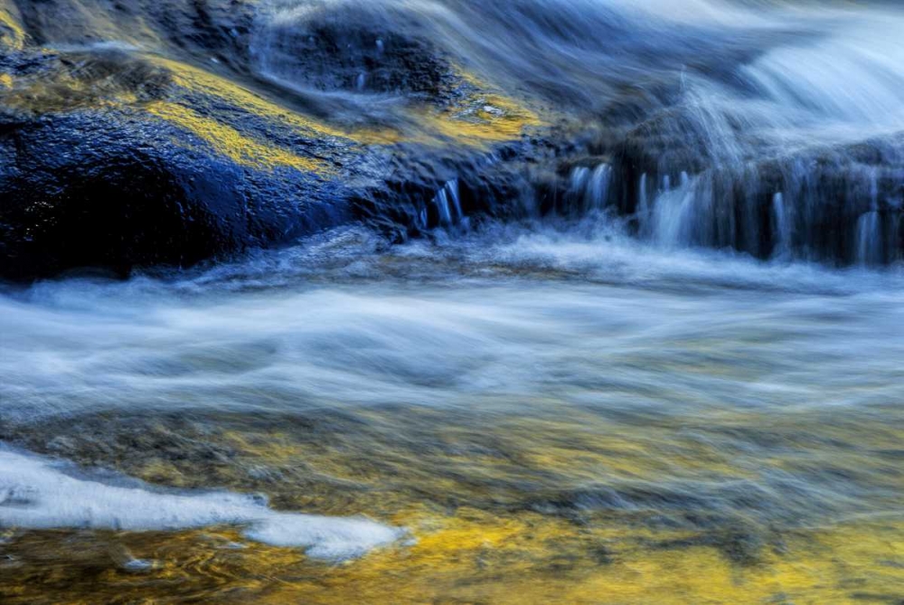 NY, Adirondack Mts Stream at Buttermilk Falls art print by Jay OBrien for $57.95 CAD
