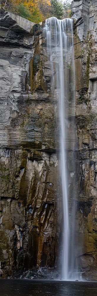 USA, New York. Panoramic of Taughannock Falls at Taughannock State Park art print by Howie Garber for $57.95 CAD