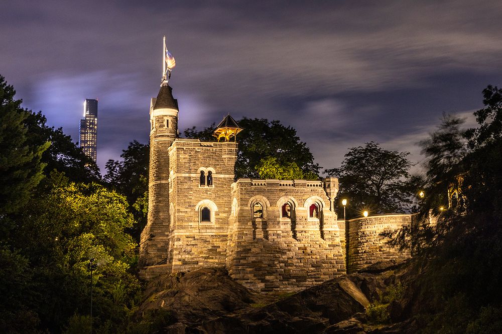 USA-New York Central Park-Belvedere Castle art print by Hollice Looney for $57.95 CAD
