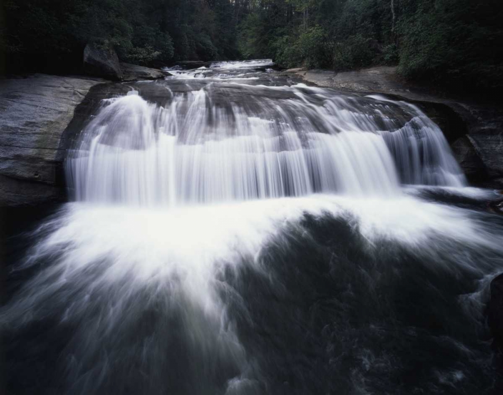 North Carolina, Turtleback Falls in Nantahala NF art print by Christopher Talbot Frank for $57.95 CAD