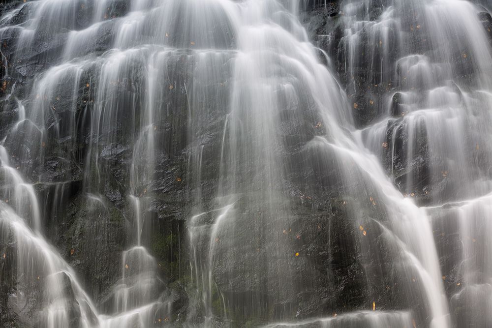USA, North Carolina, Crabtree Falls. Waterfall cascade down rocky cliff. art print by Jaynes Gallery for $57.95 CAD