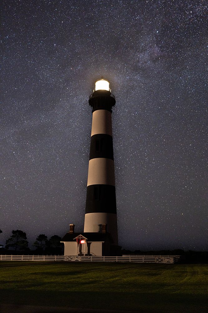 USA-North Carolina-Nags Head Bodie Island Lighthouse art print by Hollice Looney for $57.95 CAD