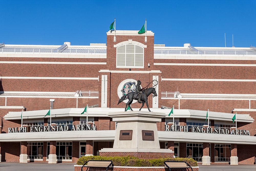 Ralph Engelstad Arena in Grand Forks, North Dakota, USA. art print by Chuck Haney for $57.95 CAD