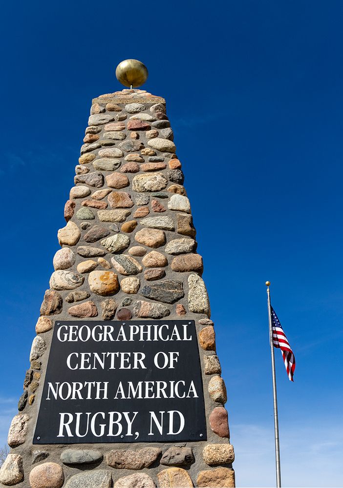 Geographical Center of North America in Rugby, North Dakota, USA. art print by Chuck Haney for $57.95 CAD
