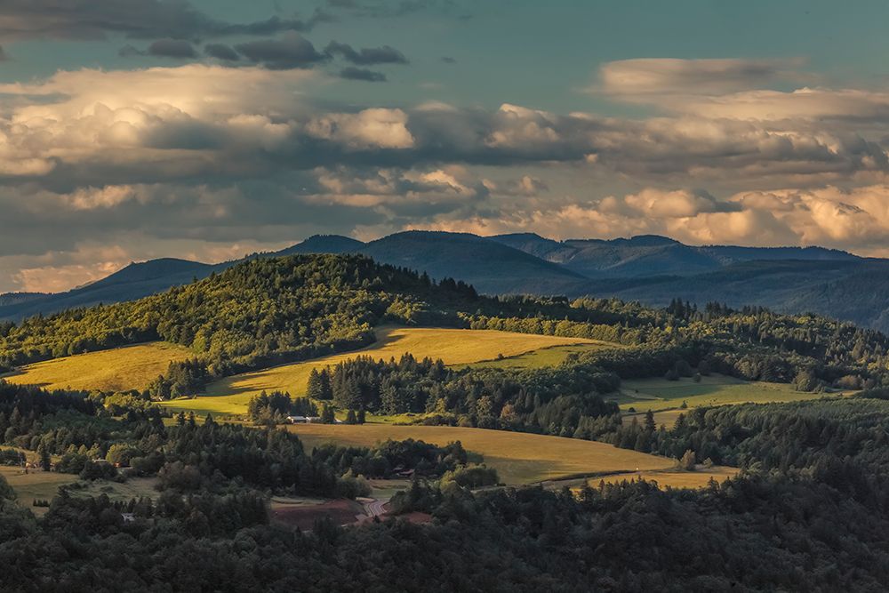 View of Columbia plateau at sunset-Oregon art print by Adam Jones for $57.95 CAD