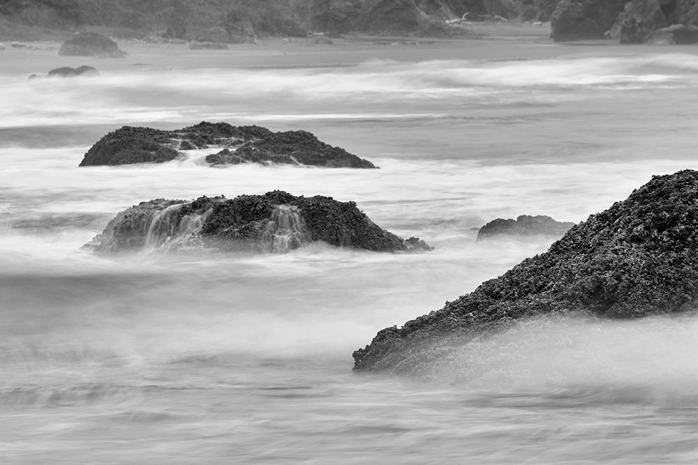 Waves crashing on rocks-Bandon Beach-Oregon art print by Adam Jones for $57.95 CAD