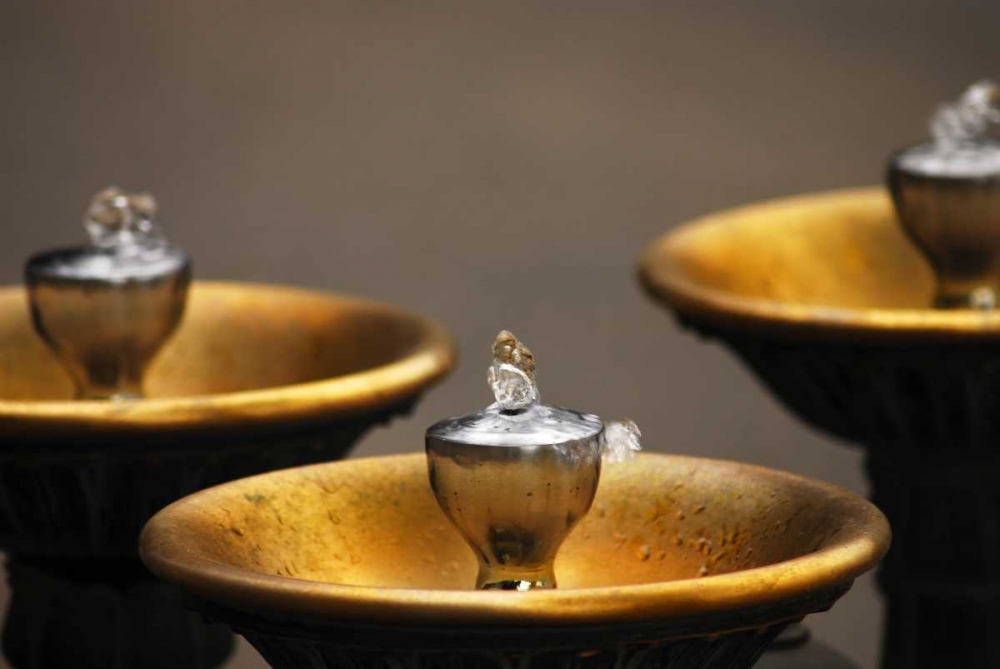 OR, Portland Benson Bubblers in downtown art print by Steve Terrill for $57.95 CAD