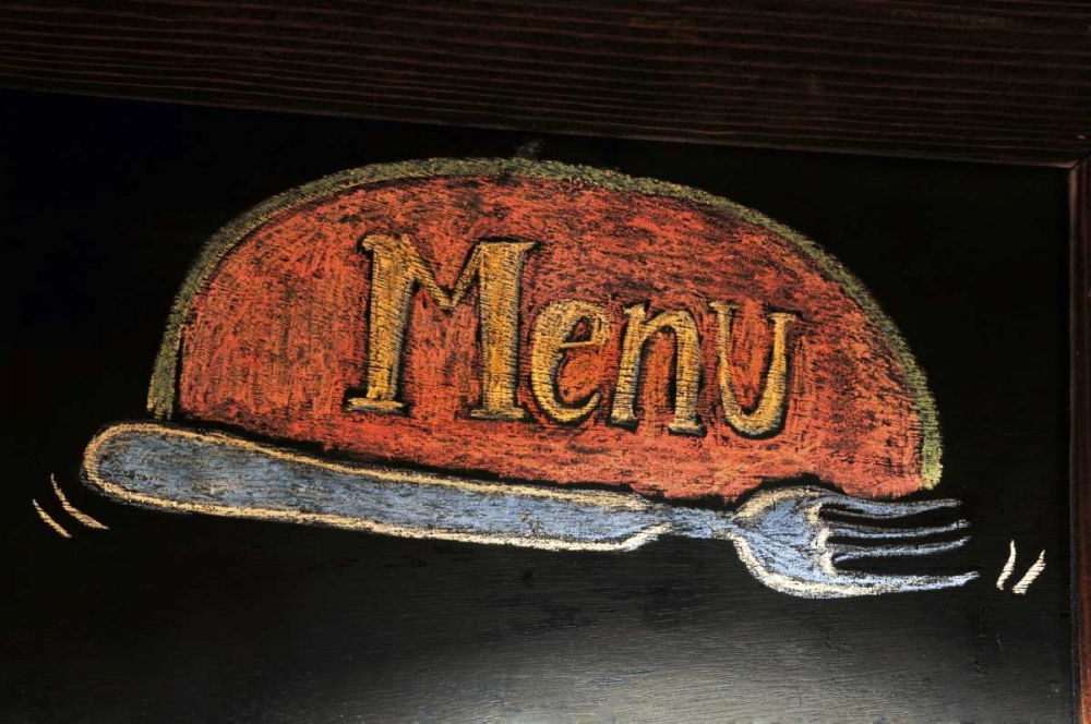 OR, Portland Menu sign at delicatessen art print by Steve Terrill for $57.95 CAD
