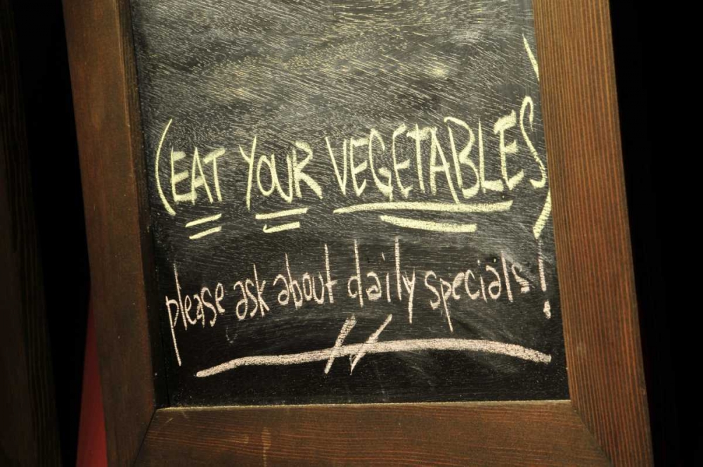 Oregon, Portland Chalkboard sign at delicatessen art print by Steve Terrill for $57.95 CAD