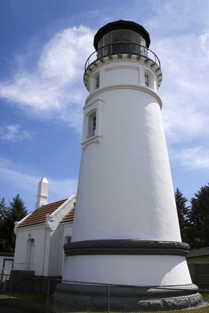 Oregon, Winchester Bay Umpqua River Lighthouse art print by Wendy Kaveney for $57.95 CAD
