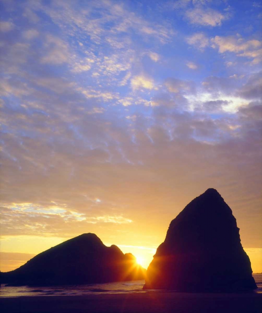 Oregon, Sunset over Gold Beach on the Coast art print by Christopher Talbot Frank for $57.95 CAD