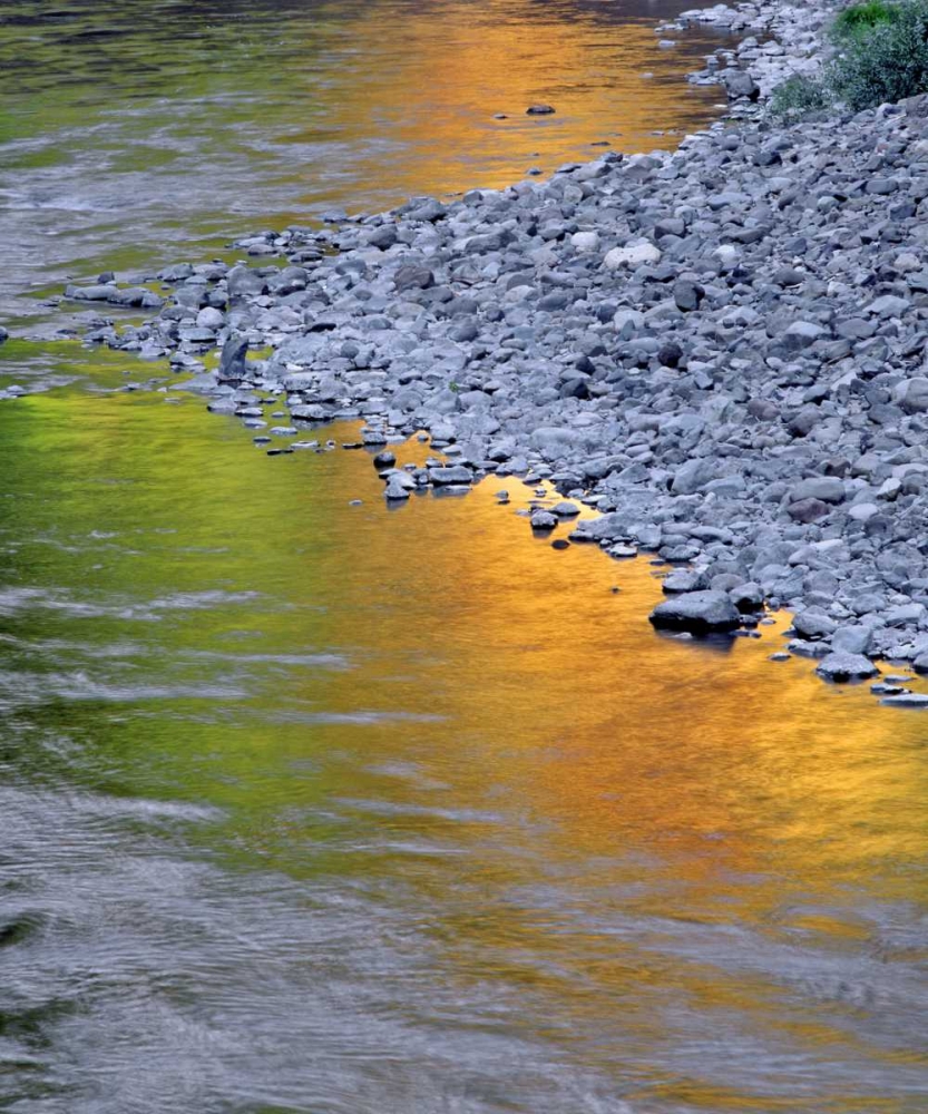 Oregon Autumn reflections in Collawash River art print by Steve Terrill for $57.95 CAD