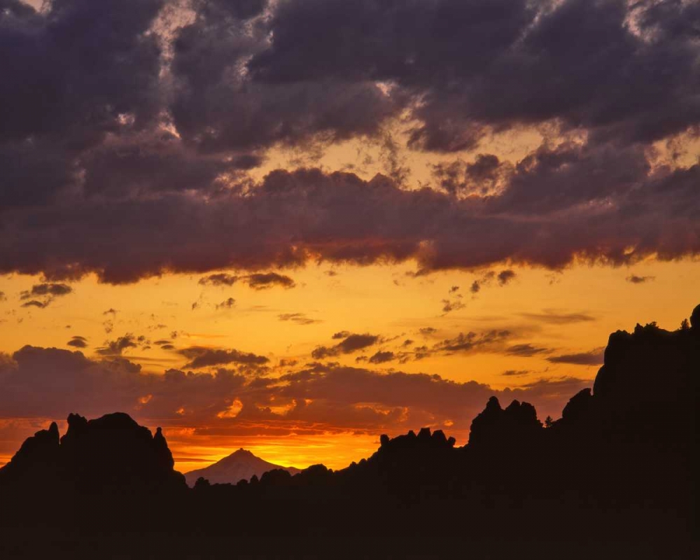 OR, Jefferson Co, Mt Jefferson and Smith Rock art print by Steve Terrill for $57.95 CAD