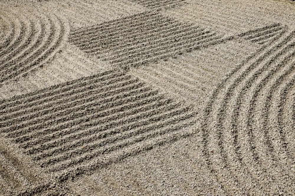 Oregon, Portland Zen patterns in sand art print by Wendy Kaveney for $57.95 CAD
