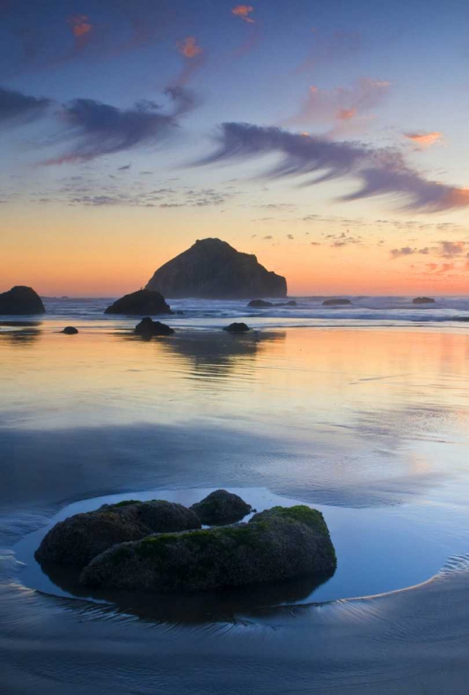Oregon, Bandon Beach Face Rock and sea stacks art print by Nancy Rotenberg for $57.95 CAD