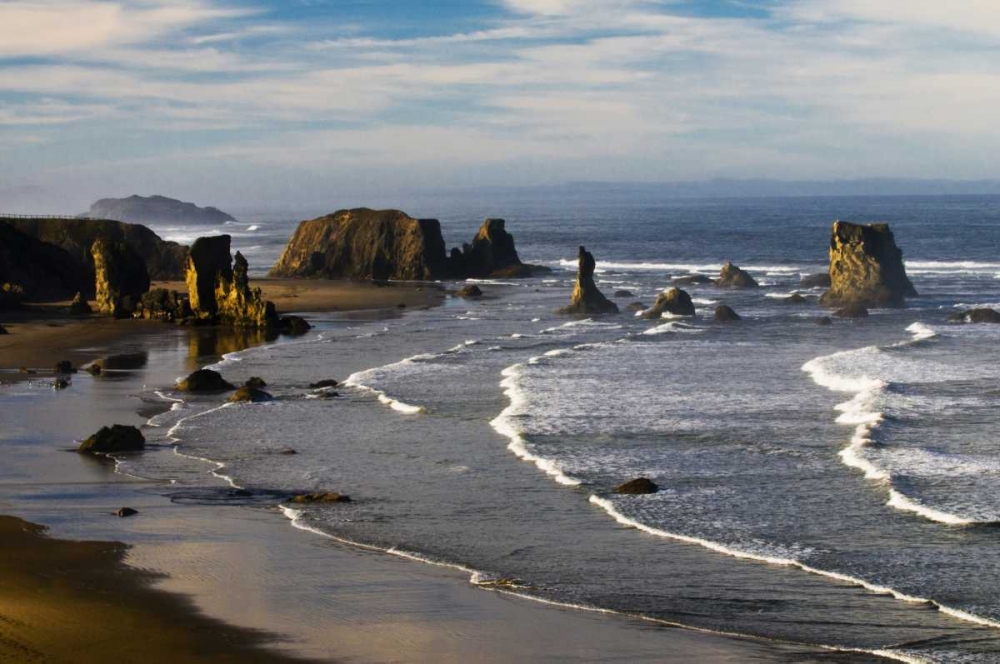 Oregon, Bandon Beach Overview of Bandon Beach art print by Nancy Rotenberg for $57.95 CAD