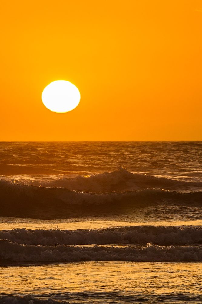 Oregon-Bandon Beach Sunset on ocean surf art print by Jaynes Gallery for $57.95 CAD