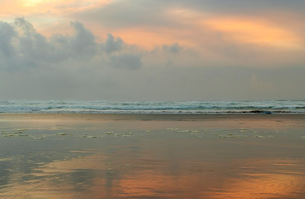 Sunset over the Pacific Ocean at Cannon Beach-Oregon-USA art print by Chuck Haney for $57.95 CAD